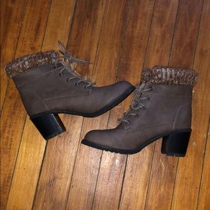 heeled booties